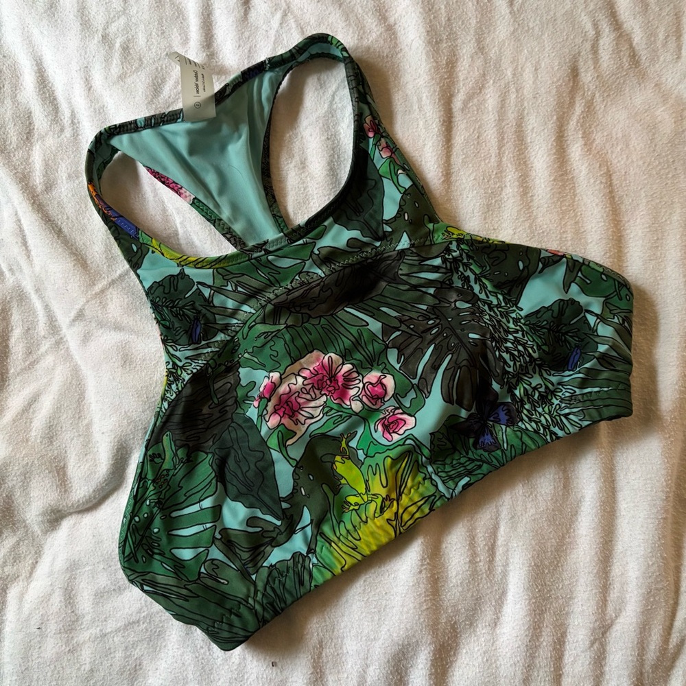 Outdoor Voices topical swim top